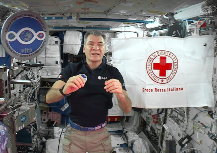 Croce Rossa, il messaggio dell’astronauta Nespoli: “Anche da quassù so che voi ci siete”
