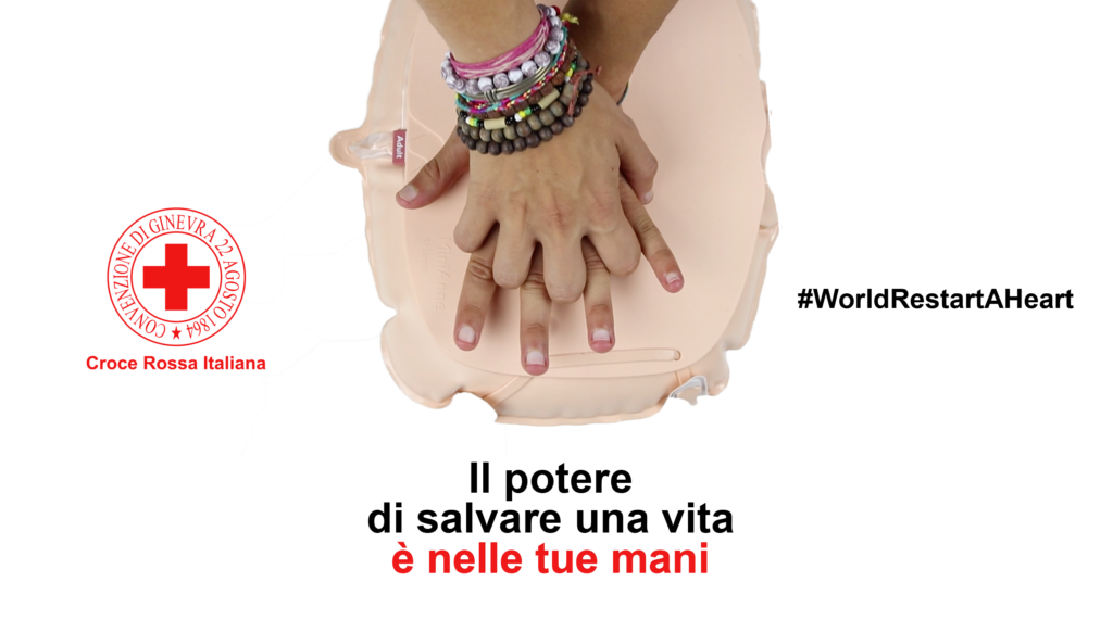 Croce Rossa: “Il potere di salvare una vita è nelle tue mani”, lo spot lanciato nel World Restart A Heart day